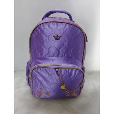 Imagem de Mochila infanto/juvenil feminina clio - Clio , Roxo
