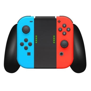 Imagem de Grip Suporte Rígido Para Joy Con Switch Preto - GT