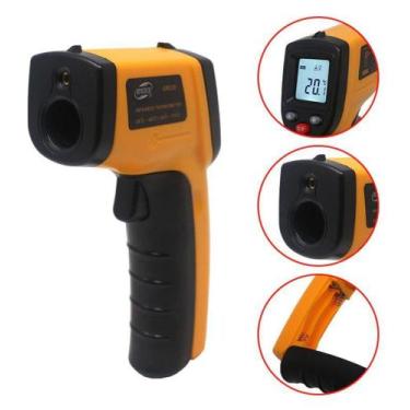 Imagem de Termômetro Laser Infravermelho Digital Temperatura -50º a 380º - INFRA