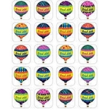 Imagem de Hot Air Balloons Stickers - 120 Stickers ( Tcr 5339) - Teacher Created
