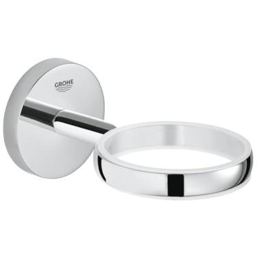 Imagem de Grohe 40585001 Suporte BauCosmopolitan de vidro/sabão, Starlight Chrome