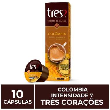 Imagem de 10 Cápsulas Três Corações, Café Regiões do Mundo Colombia
