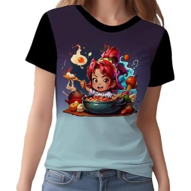 Imagem de Camisa Camiseta Tshirt Chefe Men.ina Cozinheira Cozinha 2 - Enjoy Shop