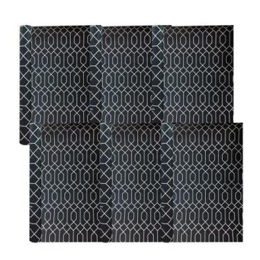 Imagem de 6 Rolos Adesivo Parede Estampa Geometrica 45cmX5m PVC Vinil - Inter.P