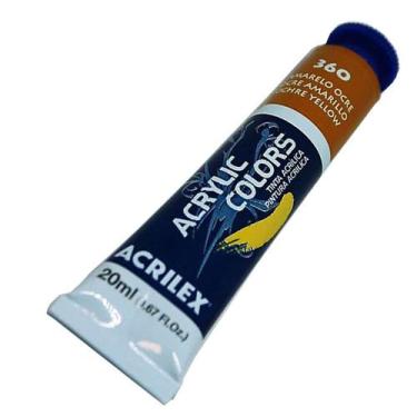 Imagem de Tinta Acrílica Acrilex Amarelo Ocre 20ML