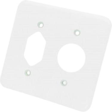 Imagem de Placa 4x4 1 Tomada 1 Posto Redondo - Radial Pollar