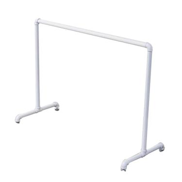 Imagem de Ballet Barre Barra de balé móvel infantil com alça de couro, adequada para estúdio de dança, academia, barra de prensa de perna(White1,1.5M/5FT)