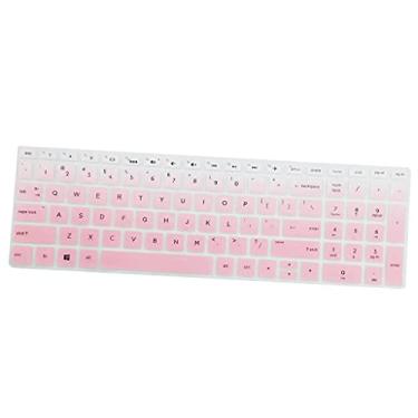 Imagem de Almencla Teclado Protetor Para Computador Desktop Laptop Pc Para Hp 15,6 Polegadas Bf - Rosa Claro