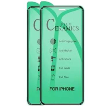 Imagem de Kit 02x Película Anti Risco 9D Ceramica Clear HD Para Motorola Moto G75 / Moto G35