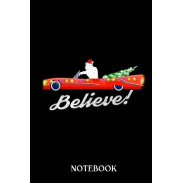 Imagem de Bigfoot notebook: Believe Bigfoot Claus Funny Santa Hat | 120 pages College Ruled Notebook | 6x9" Designer Cover | A Great Gift Bigfoot Believers, Enthusiasts, Researchers & Fans