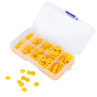 Imagem de Materiais para Artesanato Faça você Mesmo Materiais para Brinquedos Boneca Plana Oval Urso de Pelúcia Bichos de Pelúcia Olhos de Segurança Coloridos de Plástico Kit de Olhos e