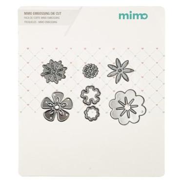 Imagem de Mimo Faca de Corte Embossing - Flores Variadas - 7 Pç - Faz Cortes Precisos em Diversos Materiais - É Muito Fácil de Usar na Máquina de Corte e Relevo Mimo Embossing
