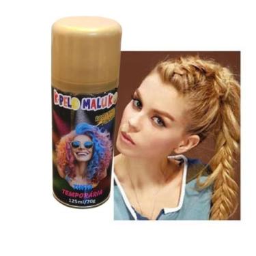 Imagem de Tinta Spray Colorir Cabelo Temporário Lavável Kbelo Maluko - D Present
