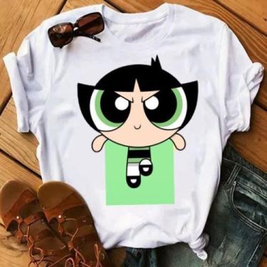 Imagem de blusa feminina adulto t shirt manga curta basica estampa personagens -
