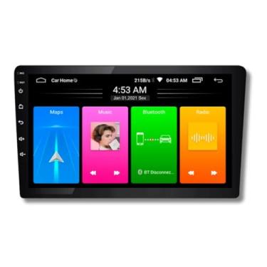 Imagem de Central Multimidia 9pol 2gb 32gb Quadcore Carplay E Android sem fio serve para todos os carros.