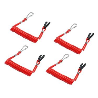 Imagem de Cordão de Jet Ski para barco interruptor de desligamento de corda substituto 6E9-82575-00 compatível com motor Yamaha Mercury Tohatsu Honda Outboard