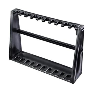 Imagem de Esquirla Suporte de espada de anime em miniatura com dez espaços para exposição, rack de armazenamento de chão, leve, modelo katanas, rack para casa, wakizashi