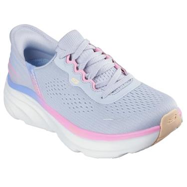 Imagem de Skechers Tênis feminino D'lux Vapor Hands Free Slip-ins, Cinza-claro/multi, 41