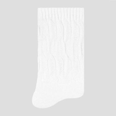 Imagem de Meia Cano Longo 34 ao 39 Esportiva Aeróbica Selene Feminino, Branco, 3