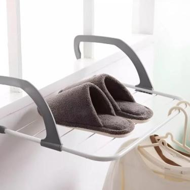 Imagem de Varal Portátil Apartamento Janela Varanda Dobrável 5 Varetas - Yeet