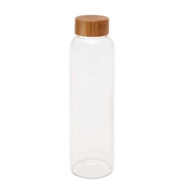 Imagem de Garrafa De Água Vidro Go Green Com Tampa 600ml - MOR