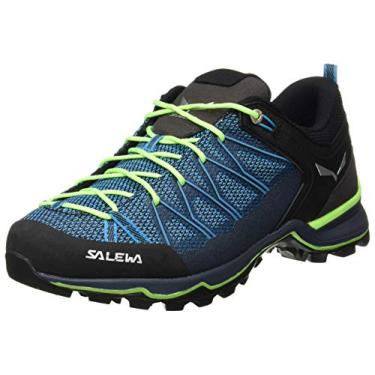 Imagem de Salewa Tênis masculino de trekking e caminhada, 39, Malta/Verde Fluo, 40