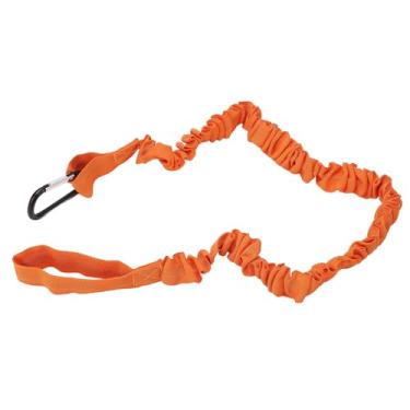 Imagem de Elastic Kayak Paddle Leash Lightweight Coiled Nylon Paddle Strap Durabledd Rope Leash para Canoe Boat Surfboard e Pesca Rod, engrenagem essencial para entusiastas de esportes (Orange)