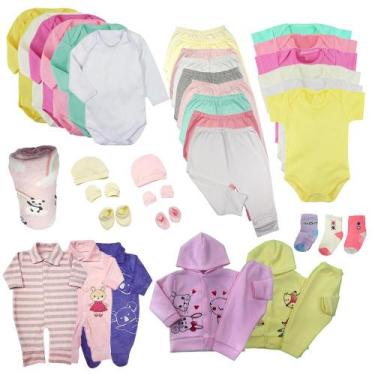 Imagem de Kit Roupas de Bebê 38 Peças Enxoval Completo Menino e Menina - Koala B