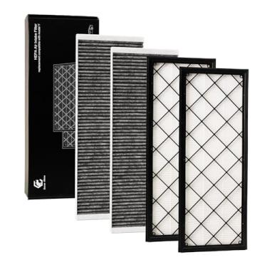 Imagem de SCREW RHINO Filtro HEPA modelo Y 2020-2024, filtro de entrada para modo de defesa bioquímica, 4 peças de substituição de baixa resistência ao vento, tecnologia de camada tripla 1658376-00-A 1658375-00