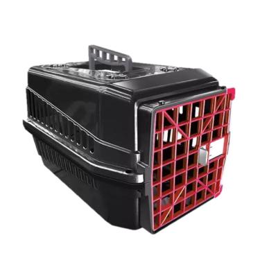 Imagem de Caixa de Transporte Para Animais N2 Cachorros e Gatos Preto