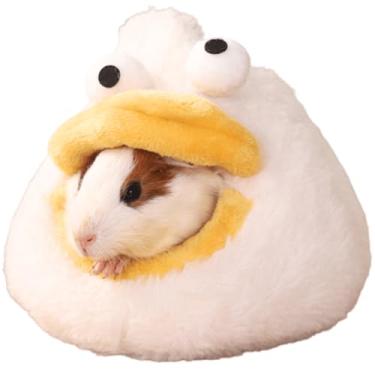 Imagem de Cama quente de porquinho-da-índia casinha de lã gaiola de cabana fofo ninho de brinquedo para mini ratos pequenos animais, rato, planador de açúcar, chinchila, hamster Dwraf, gerbil (B)