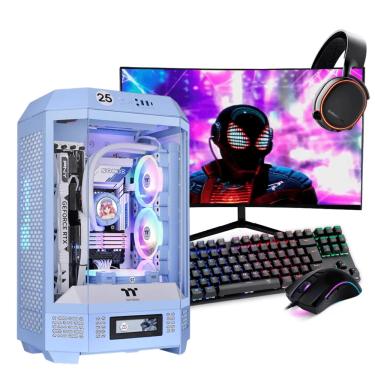 Imagem de PC Gamer Completo Intel i7 14700F, RTX 4060, 16GB DDR5 RGB, SSD NVME 1TB, 700W 80 Plus, PCINT03-E