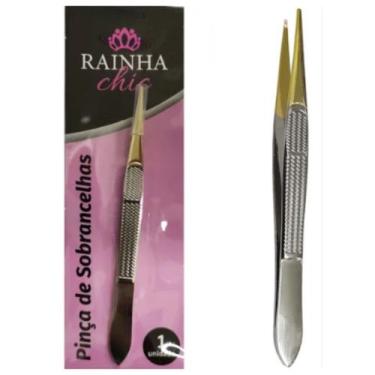Imagem de Pinça de Precisão para Designer de Sobrancelhas Rainha Chic
