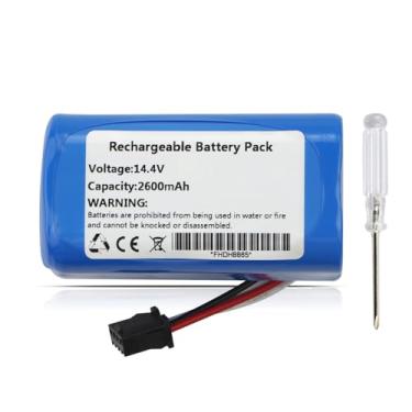 Imagem de ZTHY Bateria de substituição para aspirador de pó compatível com PUCRC95 14,4V 2600mAh