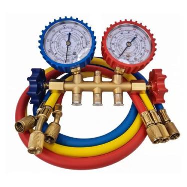 Imagem de Manifold de Bronze R410a R22 R134a R404a CT636 Vix
