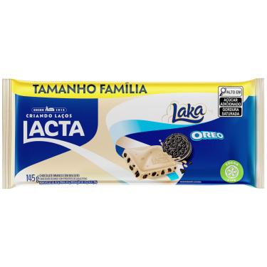 Imagem de Barra de Chocolate Branco com Oreo Lacta Laka 145g