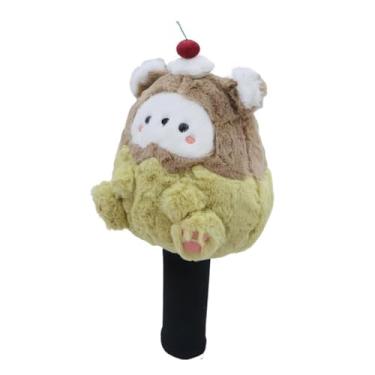 Imagem de menolana Capa para taco de golfe com estampa de urso de pelúcia, tricotada, engraçada para amigos