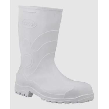 Imagem de Bota PVC Cano Curto Bracol, Branco, 36