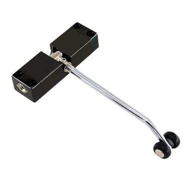 Imagem de IEUDNS Fechador de porta de mola, fecho automático de porta para converter portas articuladas em portas de fechamento automático, cozinha, casa, comercial, Preto