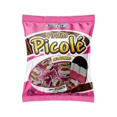 Imagem de Pirulito Picole Florestal Geladinho Napolitano 550g - S421