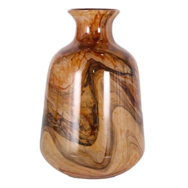 Imagem de VASO DECOR MURANO 17X26 CM MESCLA AMBAR