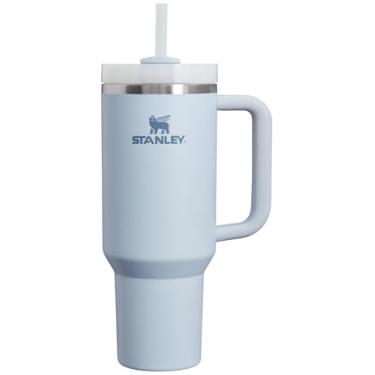 Imagem de Stanley Copo Quencher H2.0 FlowState de aço inoxidável isolado a vácuo com tampa e canudo para água, chá gelado ou café, smoothie e mais, geleira, 1,134 g