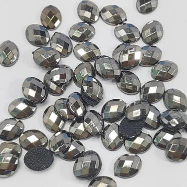 Imagem de Chaton Termocolante Oval Oval Hotfix Nail Strass Pedrarias Rhinestone 