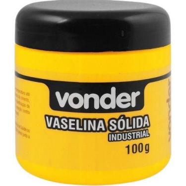 Imagem de Vaselina Alta Pureza Sólida Industrial 100 Gramas - VONDER