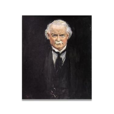 Imagem de Sharp Eyes John Lavery Iconic Realist Portrait & War Scene Canvas Art – Decoração de parede irlandesa atemporal para casa 39,98 x 48 cm Un Framed