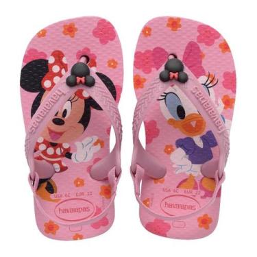 Imagem de Havaianas Baby Disney Classic Rosa Glow, 17-18