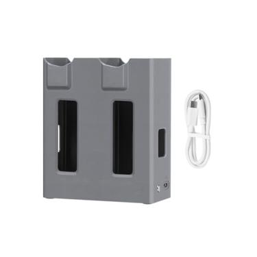 Imagem de Carregador de bateria cinza Drone Hub bidirecional carregamento inteligente para DJI Mavic 4 Pro acessório de peça sobressalente