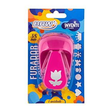 Imagem de Furador de Papel e Eva Médio 38mm BRW Tulipa