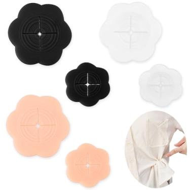 Imagem de AHANDMAKER 6 peças de clipe ajustável para roupas femininas clipes de camisa ocultos prendedores de roupa invisíveis para mudar o ajuste e o estilo de vestidos, camisas e tops