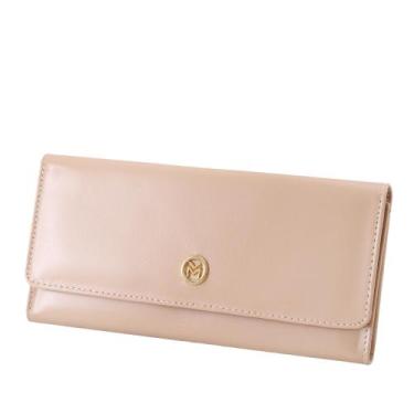 Imagem de Carteira De Couro Legítimo Feminina Moedas Notas Mariart 250